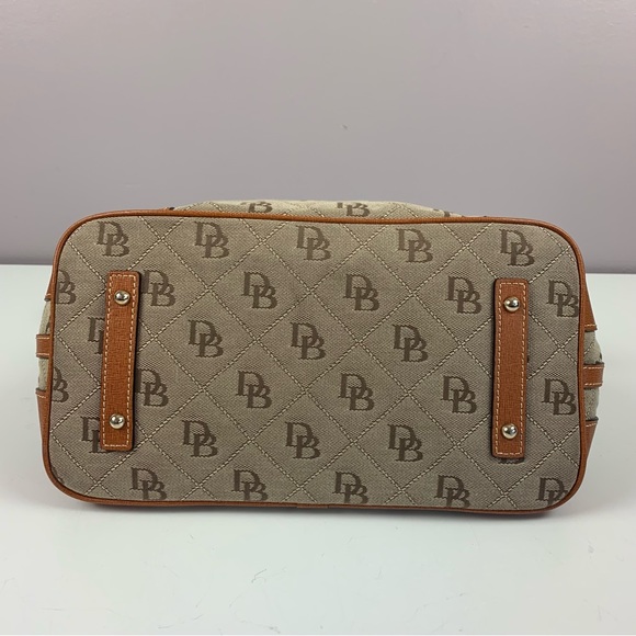 Dooney & Bourke Large Gabriella Satchel Dome Bag Natural - Picture 3 of 8